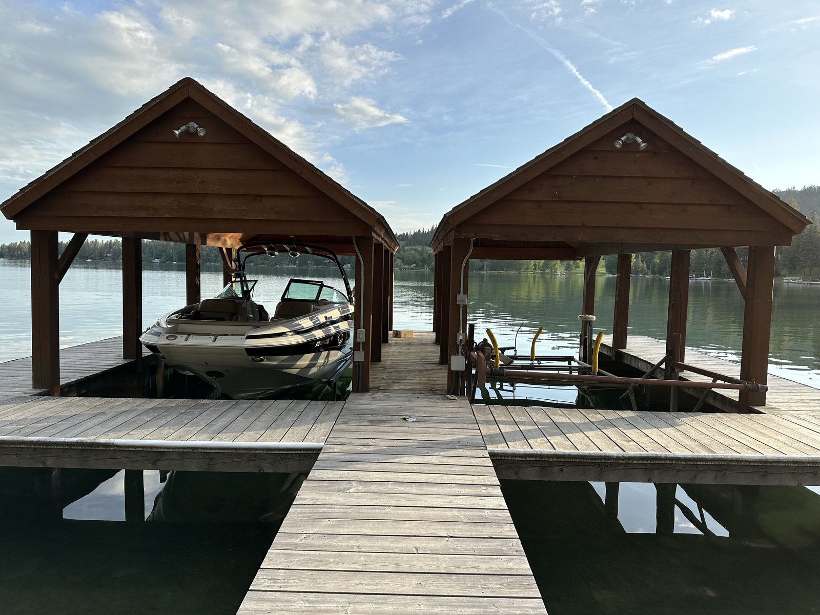 Eagle's Bluff Lakeside House with Flathead Lake and mountain views