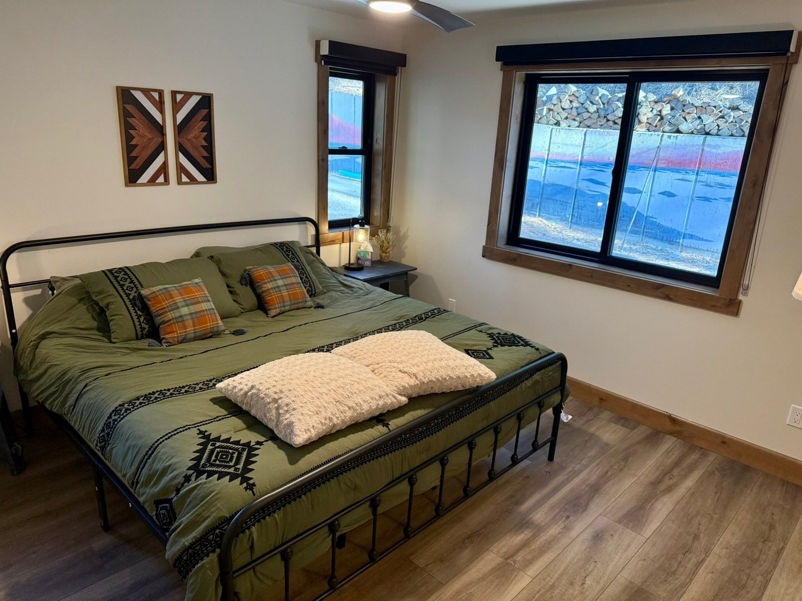 Modern finishes and design details in Eagle's Bluff Lakeside House renovation