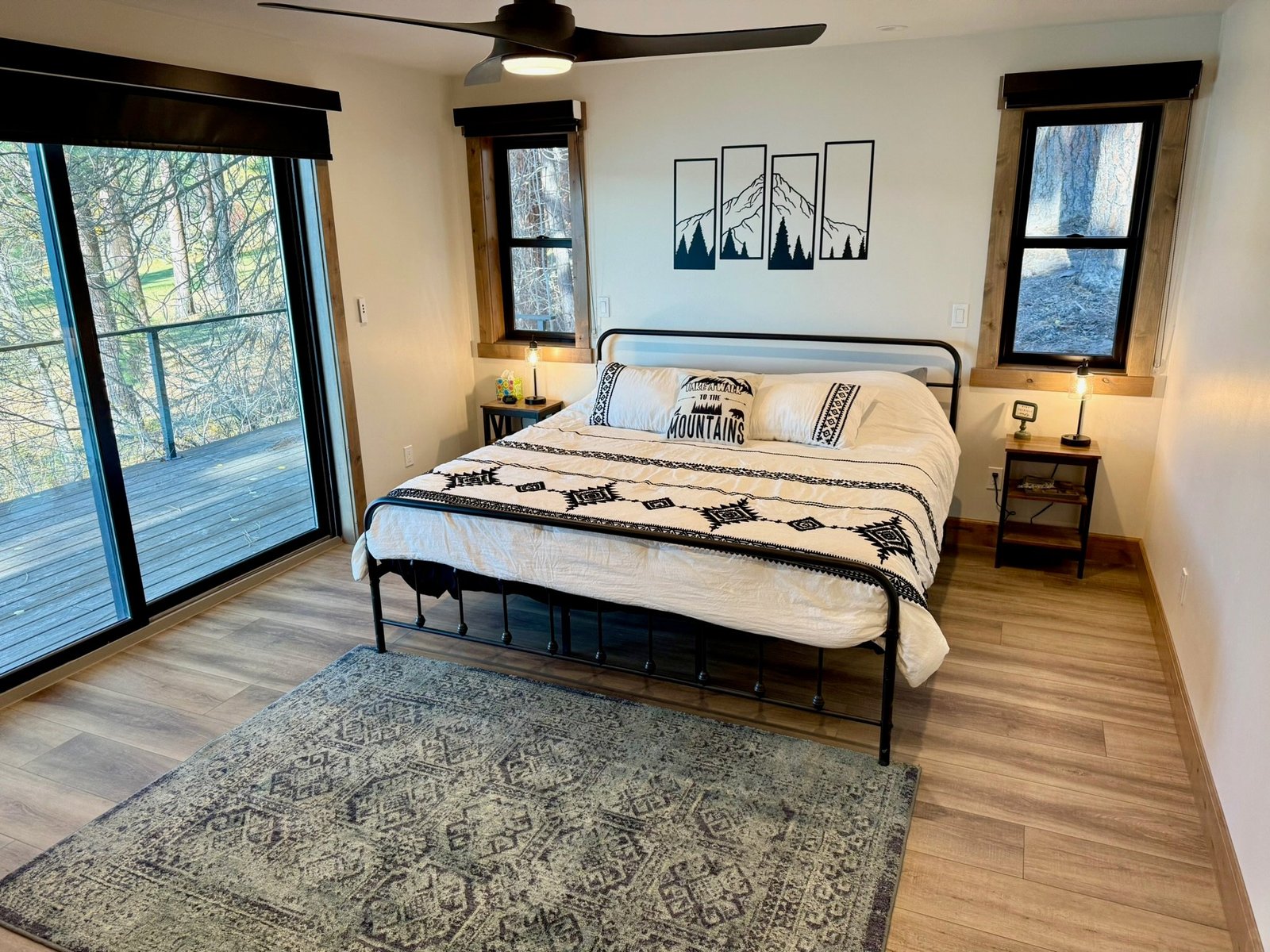 2025 renovation details in Eagle's Bluff Lakeside House near Polson, Montana